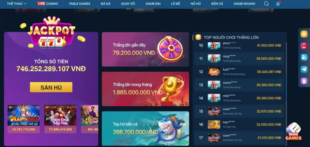 Thư viện trò chơi phong phú tại 333vin chính thức